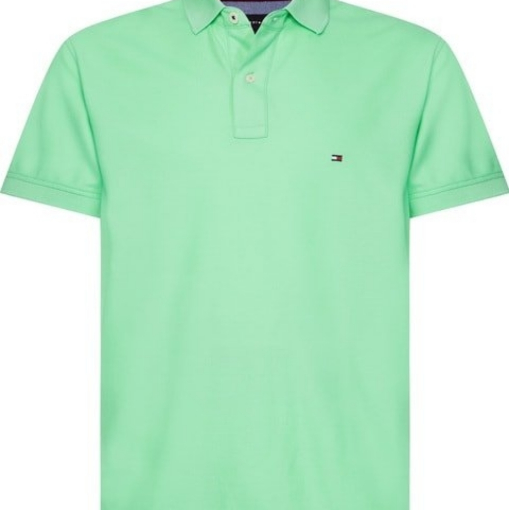 Tommy Hilfiger light/lime green collared shirt